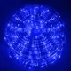 Светодиодная Гирлянда дюралайт уличная наружная Springos Rope Lights 20 м 480 LED CL1207 новогодняя синий - изображение 9