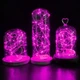 Светодиодная новогодняя гирлянда на батарейках Springos 1.9 м 20 LED CL0009 Pink - изображение 3