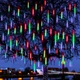 Светодиодная Гирлянда метеоритный дождь Springos 3 м 144 LED CL1216 новогодняя разноцветный - изображение 6