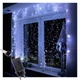 Светодиодная Гирлянда водопад штора Springos 2 x 2 м 400 LED CL0098 новогодняя холодный белый - изображение 7