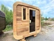 Дерев'яна сауна GreenBerg Cube Quadro Old Wood 2x2м - зображення 5