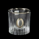 Сет для віскі Boss Crystal «Козак» графин з козаком, 4 склянки з платиною, накладки срібло та золото - зображення 4