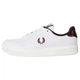 Снікери Fred Perry B300 Embossed Leather White/Oxblood, 45 (11660349) - зображення 5