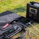 Складна портативна сонячна панель 50 W FlashFish Сонячний зарядний пристрій з виходом 5В 2.1A USB та 18 В постійного струму, сумісний з портативним генератором (СП18В50Вт) - зображення 6
