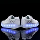 Роликовые кроссовки для девочек с LED подсветкой белые на 2-х колесах (LR 1273) 36(23см) - изображение 10
