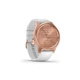 Смарт-годинник Garmin vivomove Style, S/E EU, Rose Gold, White, Silicone (010-02240-20) - изображение 3
