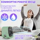 Мини кондиционер Air Cooler M201 Зелёный портативный USB охладитель с подсветкой - изображение 2