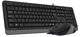 Комплект провідний A4Tech F1010 USB Grey (4711421943239) - изображение 3