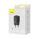 Сетевое зарядное устройство Baseus GaN3 Fast Charger 1C на 30W (CCGN010101) Black - изображение 7