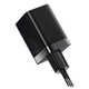 Сетевое зарядное устройство Baseus Super Si Pro Quick Charger C+U 30W (CCSUPP-E01) Black - изображение 3