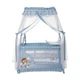 Ліжко - манеж з балдахіном Lorelli Magic Sleep Blue (Блакитний) - зображення 1