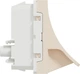 Вывод кабеля Schneider Electric Unica New 2 модуля Бежевый (NU386244) - изображение 4