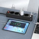 Сетевой удлинитель фильтр HOCO Aura 4-bit NS1 |2USB/1Type-C, 4 Розетки, 4000W, 20W/3A, PD/QC, 1.8m| Black - изображение 5