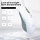 Игровая компьютерная мышь проводная ONIKUMA CW908 RGB подсветка white - изображение 8