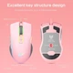 Ігрова комп'ютерна миша провідна ONIKUMA CW908 RGB підсвічування pink - зображення 9