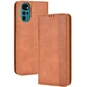 Чохол Deexe Retro Style для Motorola Moto G22 - Brown - зображення 1