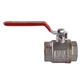 Кран шаровый прямой Solomon 1 1/2" с внутренней резьбой КР PN40 В1001 - изображение 1
