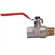 Кран шаровый прямой PROFESSIONAL 1/2" с наружной-внутренней резьбой КР PN40 QP152 - изображение 2