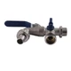 Кран шаровый поливочный двойной SELBA 1/2"x3/4"x3/4" SL4086 - изображение 3