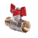Кран шаровый прямой PROFESSIONAL 1/2" с наружной-внутренней резьбой КБ PN40 QP152 - изображение 3