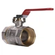 Кран кульовий прямий PROFESSIONAL 1 1/2" з внутрішнім різьбленням КР PN40 QP151 - зображення 1