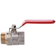 Кран шаровый прямой PROFESSIONAL 1 1/4" с наружной-внутренней резьбой КР PN40 QP152 - изображение 1