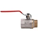 Кран шаровый прямой PROFESSIONAL 1 1/4" с наружной-внутренней резьбой КР PN40 QP152 - изображение 2