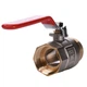 Кран шаровый прямой PROFESSIONAL 1 1/4" с наружной-внутренней резьбой КР PN40 QP152 - изображение 3