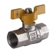 Кран шаровый газовый прямой SELBA 1/2 с внутренней резьбой ЖБ SL1507 - изображение 2