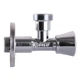 Кран вентильный угловой ARCO 1/2"х 3/4(+3/8") ZENIT Z0915 REGULA, Кран вентильный угловой - изображение 2