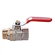 Кран шаровый прямой PROFESSIONAL 3/4" с наружной-внутренней резьбой КР PN40 QP152 - изображение 1