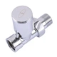 Кран вентильний прямий з американкою Solomon 1/2" chrom 1865 - зображення 3