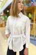 Рубашка Lajudy 152 см Белый (2125000785097) - изображение 3