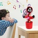 Интерактивная детская игрушка танцующий кактус Игра в кальмара поет танцует светится на аккумуляторе - изображение 8