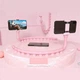 Гибкий держатель для телефона с присосками универсальный Cute Worm Lazy Holder. Цвет: розовый - изображение 6