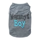 Футболка для собак и кошек Mommys Boy Gray XS - изображение 1