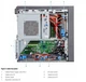 Сервер Dell Enterprise EMC T40 для 1С, Медок, почтовых служб CPU Xeon E-2224G / RAM 16Gb / HDD 2x1TB SATA / DVD-RW / miniTower / без ПО / для небольшого офиса на 15-25 пользователей - изображение 3