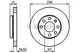 ДИСК тормозной передний BOSCH 0 986 478 192 Bosch (0986478192) - изображение 6
