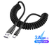 Кабель Spring Car USB на Type-C / USB-C (black) - изображение 3