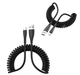 Кабель Spring Car USB на Type-C / USB-C (black) - изображение 4