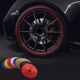 Флиппер резинка для защити дисков колес GLZ Motors R12 красный - изображение 9