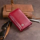 Горизонтальное портмоне из кожи женское на магните ST Leather 19333 бордовое - изображение 9