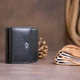 Маленький Кошелек На Кнопке Женский Черный Однотонный Мини St Leather 19232 (318342) - изображение 9