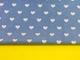 Тканина бавовна let's make відріз 15х40 см білі сердечка на блакитному (312184573) - зображення 7