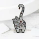 Значок, пин, FunnyPins, Рождественский котик. - изображение 5