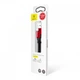 Кабель зарядки Baseus CALMBJ-B91 (2A) (0.23M) та синхронізації для Apple Lightning to USB для iOS пристроїв iPhone Чорний-червоний - изображение 2