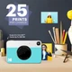Фотокамера моментального друку Kodak PRINTOMATIC Blue + Набір паперу в подарунок - зображення 7
