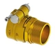 Компрессионный обжимной фитинг HELA для пекс труб 1 1/2"-50х4,6 - изображение 1