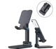 Универсальный держатель подставка Folding desktop phone stand для мобильного телефона черный - изображение 3