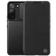 Кожаный чехол-книжка Nillkin Qin Pro Plain Camshield для Samsung Galaxy S22+ Черный - изображение 6